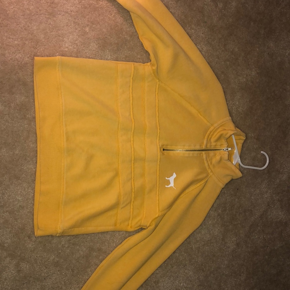 Yellow PINK VS Quarter Zip